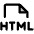 File Html Duotone Icon from Phosphor Duotone Set