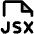 File Jsx Duotone Icon from Phosphor Duotone Set