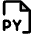 File Py Duotone Icon from Phosphor Duotone Set