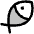 Fish Simple Duotone Icon from Phosphor Duotone Set