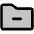 Folder Simple Minus Duotone Icon from Phosphor Duotone Set