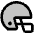 Football Helmet Duotone Icon from Phosphor Duotone Set