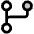 Git Branch Duotone Icon from Phosphor Duotone Set