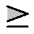 Greater Than Or Equal Duotone Icon from Phosphor Duotone Set