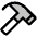 Hammer Duotone Icon from Phosphor Duotone Set