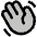 Hand Waving Duotone Icon from Phosphor Duotone Set
