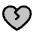 Heart Break Duotone Icon from Phosphor Duotone Set