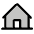 House Line Duotone Icon from Phosphor Duotone Set