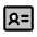 Identification Card Duotone Icon from Phosphor Duotone Set
