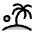 Island Duotone Icon from Phosphor Duotone Set