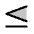 Less Than Or Equal Duotone Icon from Phosphor Duotone Set