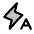 Lightning A Duotone Icon from Phosphor Duotone Set