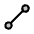 Line Segment Duotone Icon from Phosphor Duotone Set