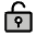 Lock Key Open Duotone Icon from Phosphor Duotone Set