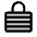 Lock Laminated Duotone Icon from Phosphor Duotone Set