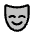 Mask Happy Duotone Icon from Phosphor Duotone Set