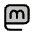 Mastodon Logo Duotone Icon from Phosphor Duotone Set