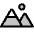 Mountains Duotone Icon from Phosphor Duotone Set