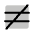 Not Equals Duotone Icon from Phosphor Duotone Set