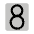 Number Eight Duotone Icon from Phosphor Duotone Set