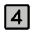 Number Square Four Duotone Icon from Phosphor Duotone Set