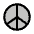 Peace Duotone Icon from Phosphor Duotone Set