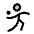 Person Simple Throw Duotone Icon from Phosphor Duotone Set