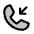 Phone Incoming Duotone Icon from Phosphor Duotone Set