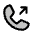 Phone Outgoing Duotone Icon from Phosphor Duotone Set