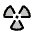 Radioactive Duotone Icon from Phosphor Duotone Set