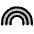 Rainbow Duotone Icon from Phosphor Duotone Set