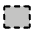 Rectangle Dashed Duotone Icon from Phosphor Duotone Set