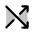 Shuffle Simple Duotone Icon from Phosphor Duotone Set