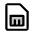 Sim Card Duotone Icon from Phosphor Duotone Set