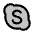 Skype Logo Duotone Icon from Phosphor Duotone Set