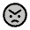 Smiley Angry Duotone Icon from Phosphor Duotone Set