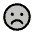 Smiley Sad Duotone Icon from Phosphor Duotone Set