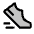 Sneaker Move Duotone Icon from Phosphor Duotone Set