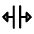 Split Horizontal Duotone Icon from Phosphor Duotone Set