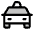 Taxi Duotone Icon from Phosphor Duotone Set