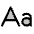 Text Aa Duotone Icon from Phosphor Duotone Set