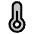 Thermometer Simple Duotone Icon from Phosphor Duotone Set