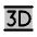 Three D Duotone Icon from Phosphor Duotone Set