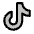 Tiktok Logo Duotone Icon from Phosphor Duotone Set