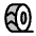 Tire Duotone Icon from Phosphor Duotone Set