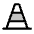 Traffic Cone Duotone Icon from Phosphor Duotone Set