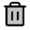 Trash Duotone Icon from Phosphor Duotone Set
