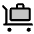 Trolley Suitcase Duotone Icon from Phosphor Duotone Set