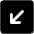 Arrow Square Down Left Fill Icon from Phosphor Fill Set