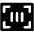 Barcode Fill Icon from Phosphor Fill Set